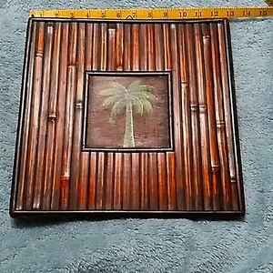 Bamboo Palm Tree wall hanging